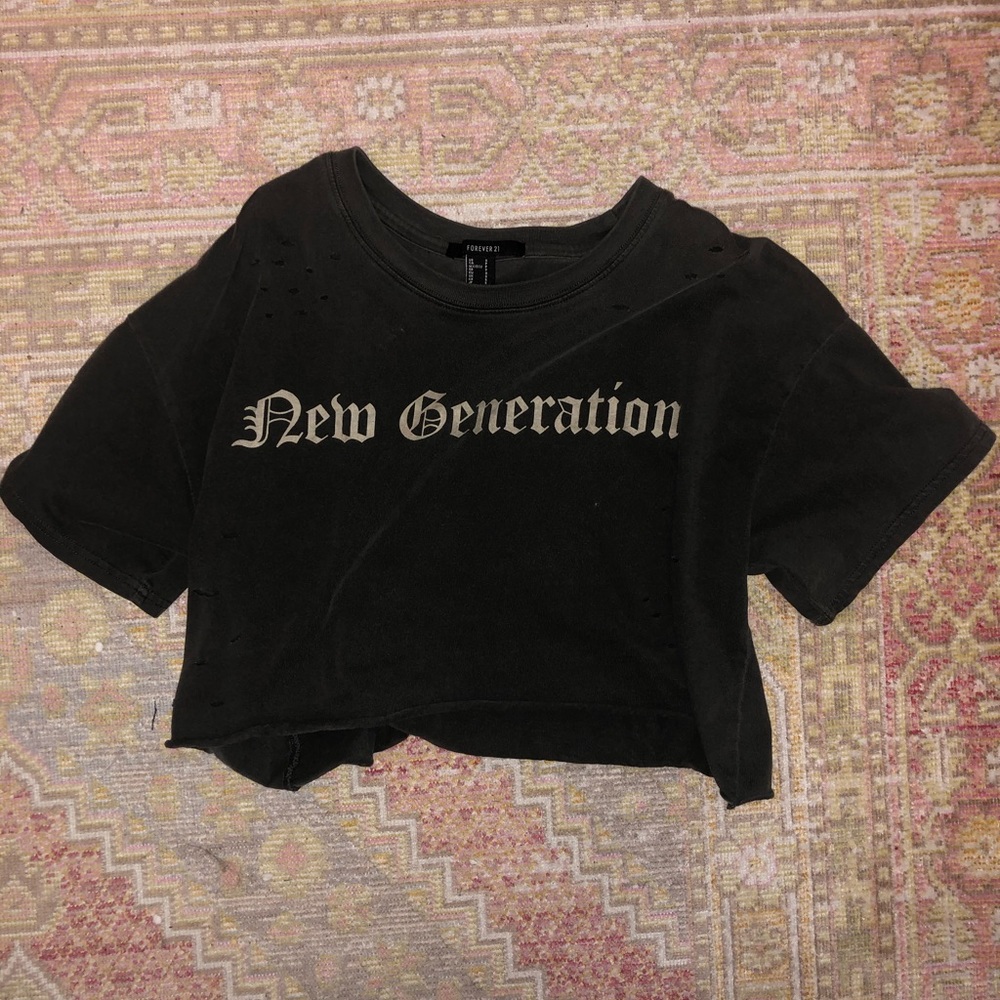 New generation cropped tee